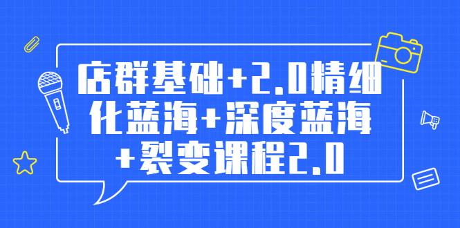 孤狼电商店群全套教程：店群基础+2.0精细化蓝海+深度蓝海+裂变课程2.0-爱赚项目网