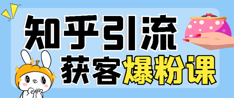 2022知乎引流+无脑爆粉技术：每一篇都是爆款，不吹牛，引流效果杠杠的-爱赚项目网