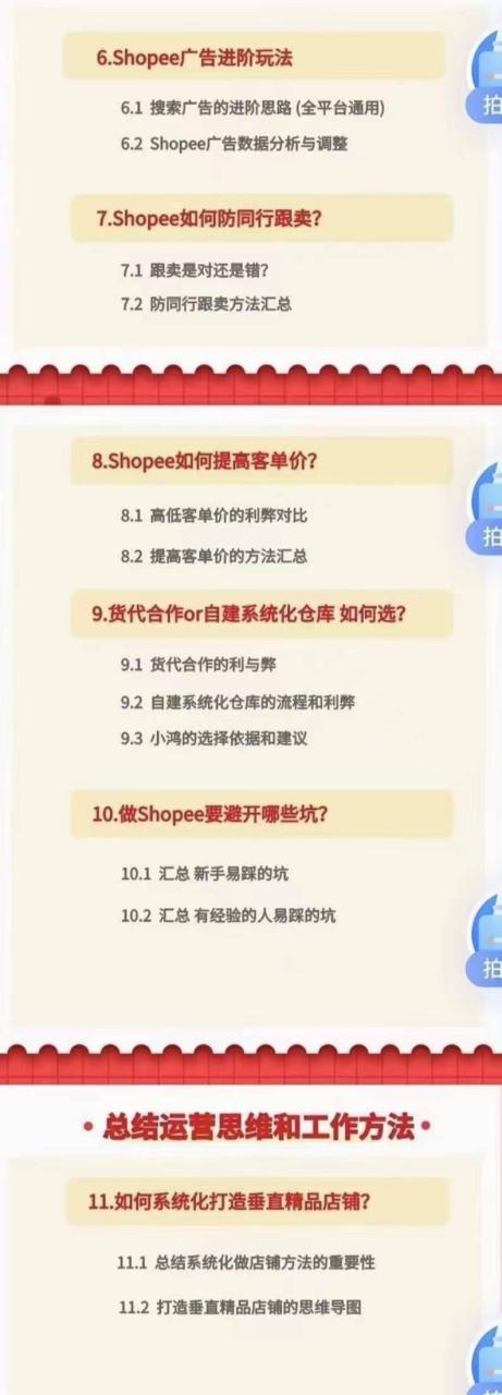 图片[5]-小鸿老师跨境电商Shopee入门课+进阶课：理论+实操系统化教学（原价1999）-爱赚项目网