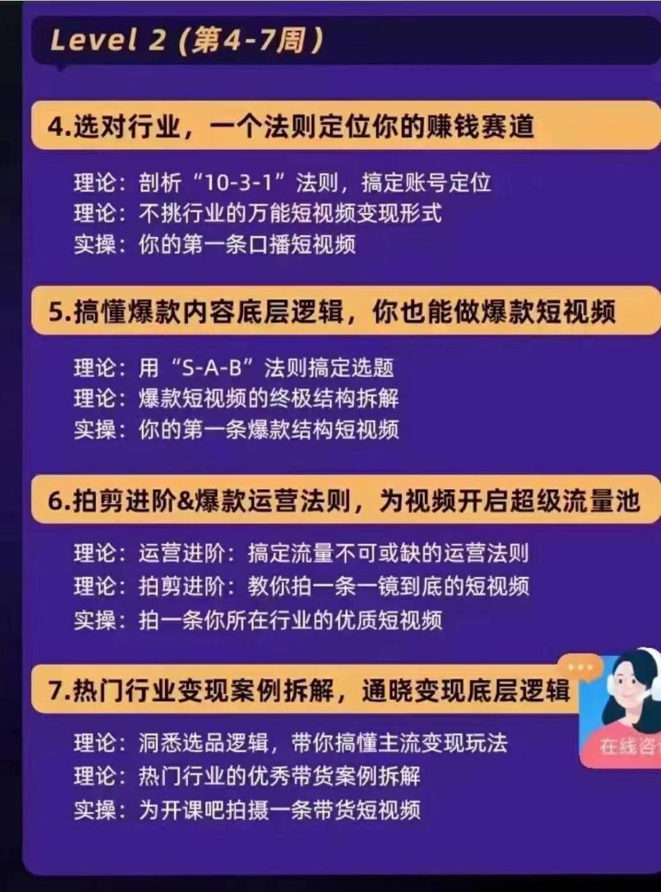 图片[3]-抖音变现实操训练营：0基础打造爆款500W+短视频（26节视频课）-爱赚项目网