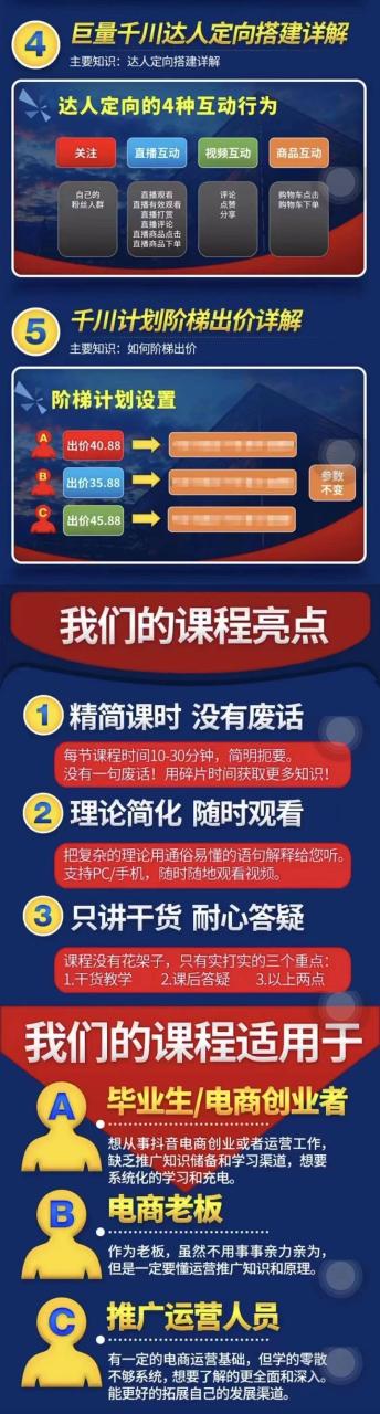 图片[5]-铁甲有好招·巨量千川进阶课，零基础到精通，没有废话，实操落地-爱赚项目网