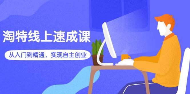 淘特线上速成课：从入门到精通，实现自主创业-爱赚项目网