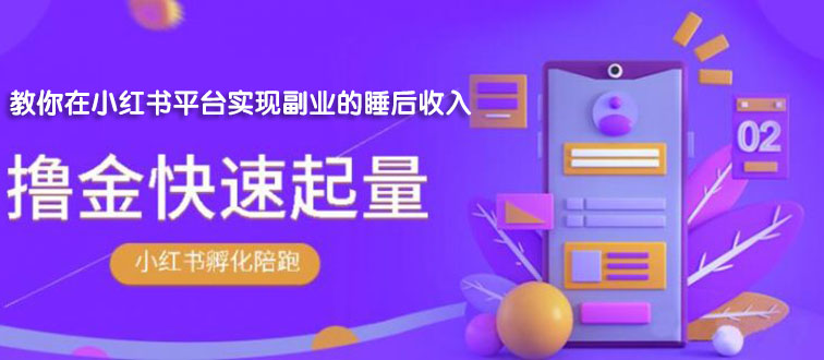 勇哥·小红书撸金快速起量陪跑孵化营，教你在小红书平台实现副业的睡后收入-爱赚项目网