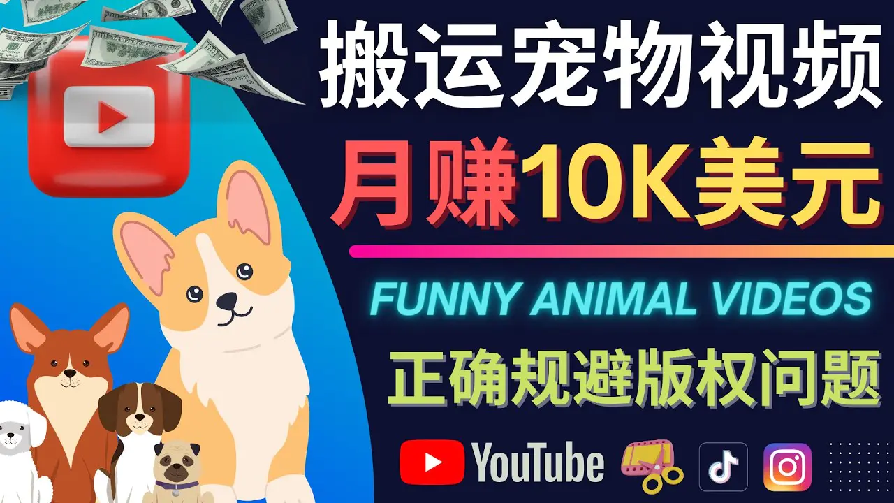 搬运TIKTOK视频到YouTube，并进行二次创作，月赚1万美元以上-爱赚项目网