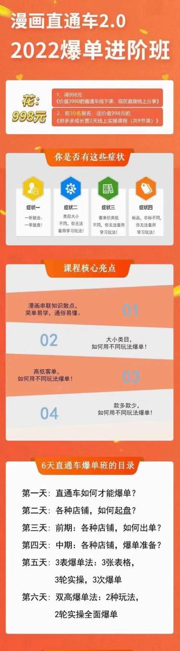 图片[2]-2022直通车爆单进阶班2.0，六天学会如何通过直通车爆单（价值998元）-爱赚项目网