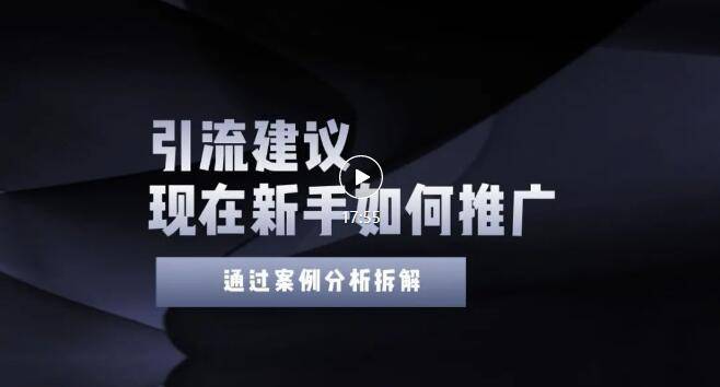 今年新手如何精准引流？给你4点实操建议让你学会正确引流（附案例）无水印-爱赚项目网