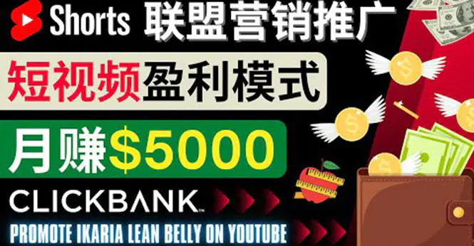 通过Youtube Shorts推广联盟营销商品，月赚5000美元 方法和技巧-爱赚项目网