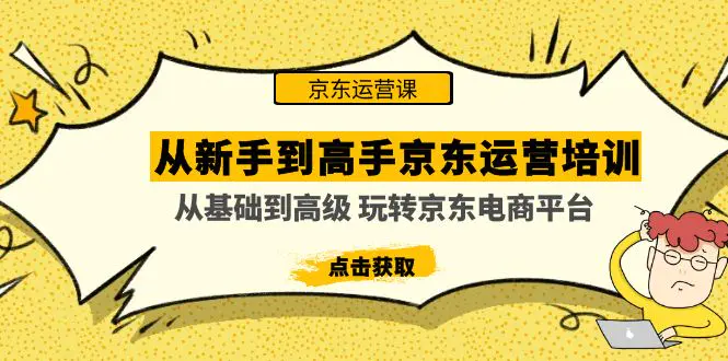 从新手到高手京东运营培训：从基础到高级 玩转京东电商平台-爱赚项目网