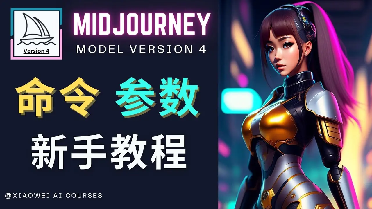 Midjourney新手入门教程，轻松创作顶级图像，命令参数-新手教程-爱赚项目网