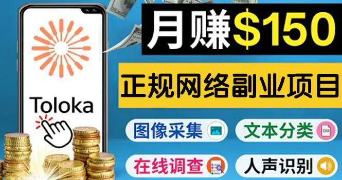 正规网络副业赚钱平台Toloka，利用业余时间月赚150美元-爱赚项目网