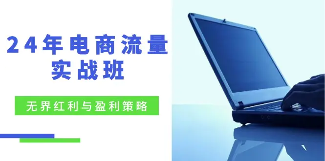 24年电商流量实战班：无界 红利与盈利策略，终极提升/关键词优化/精准…-爱赚项目网